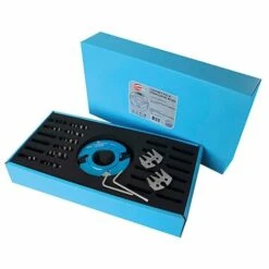 Coffret De Porte-outils à Profiler D. 120 Mm Al. 50 Mm Ht. 50 Mm Et 6 Jeux De Fers Profilés - 123.50.50.06 - Leman