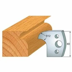 Jeu De 2 Fers Profilés Acier Ht. 40 Mm N°005 Congé Et 1/4 De Rond - 800.005 - Leman