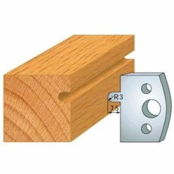 Jeu De 2 Fers Profilés Acier Ht. 40 Mm N°010 Rainure à Joint - 800.010 - Leman