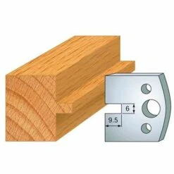 Jeu De 2 Fers Profilés Acier Ht. 40 Mm N°017 Languette 6 Mm - 800.017 - Leman