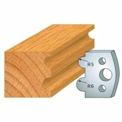 Jeu De 2 Fers Profilés Acier Ht. 40 Mm N°030 Congés 5 Et 6 Mm - 800.030 - Leman