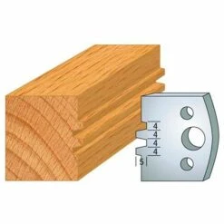 Jeu De 2 Fers Profilés Acier Ht. 40 Mm N°075 Bouvetage - 800.075 - Leman