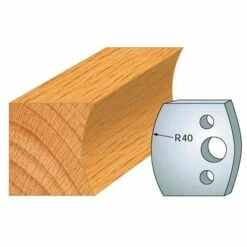 Jeu De 2 Fers Profilés Acier Ht. 40 Mm N°087 Congé - 800.087 - Leman