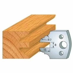 Jeu De 2 Fers Profilés Acier Ht. 40 Mm N°099 Contre-profil - 800.099 - Leman