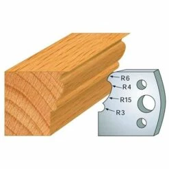 Jeu De 2 Fers Profilés Acier Ht. 40 Mm N°101 Moulure Régence - 800.101 - Leman