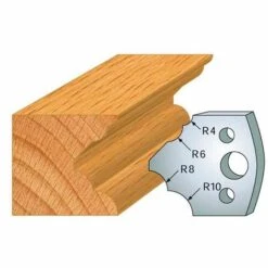 Jeu De 2 Fers Profilés Acier Ht. 40 Mm N°126 Multi 1/4 De Rond - 800.126 - Leman