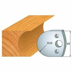 Jeu De 2 Fers Profilés Acier Ht. 40 Mm N°131 Congés R.20 Mm - 800.131 - Leman
