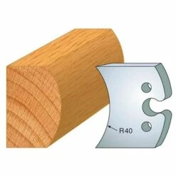 Jeu De 2 Fers Profilés Acier Ht. 50 Mm N°215 Rayon De 40 Mm - 855.215 - Leman