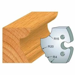 Jeu De 2 Fers Profilés Acier Ht. 50 Mm N°223 Congé Et Grande Doucine - 855.223 - Leman