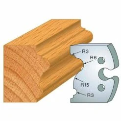 Jeu De 2 Fers Profilés Acier Ht. 50 Mm N°244 Chambranle Style Régence - 855.244 - Leman