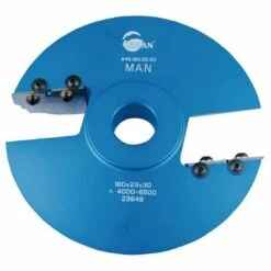 Porte-outils Plate Bande - Travail Dessus D. 180 Al. 30 Mm Avt. 52mm Z2 Profil N°101 - 948.180.30.101 - Leman