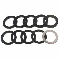 Leman - Jeu De 10 Bagues épaisseur 1 à 10 Mm Alésage 50 Mm