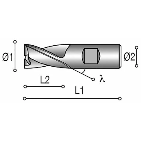 Fraises 2 Lèvres MW-Tech SF2L14 4 Fraises 2 Lèvres MW-Tech SF2L14 – Image 2