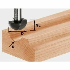 FESTOOL FRÄSER Festool Fraise à Gorge Creuse HW S12 D30/20/R15-491104