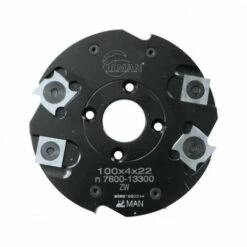 Leman - Porte-outils à Rainer Pour Assemblage à Lamelle D.100 X 3,96 X Al.22 Mm Dents 4V4