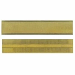 LEMAN Lot De 10 Plaquettes Carbure - Revêtement Titane KO1 50x10x1,5 Mm Système Versofix 4 Coupes Pour Bois - 800.510.01 - Le