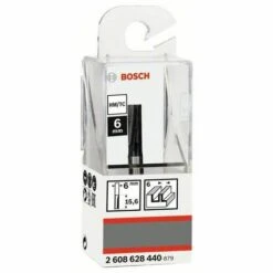 Bosch Professional Fraise à Rainurer Droit 6mm, D1 19mm, L 19,58mm, G 51mm - 2608628440