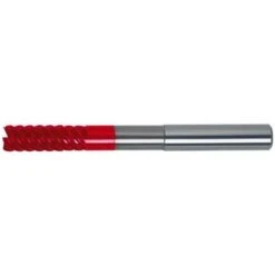 GUHRING Fraise Torique Carbure Monobloc Extra Longue, UF, 6 Dents, Ø D1 - H10 : 8,0 Mm, Long. Totale L1 100 Mm, Long. Coupe L2 19 Mm