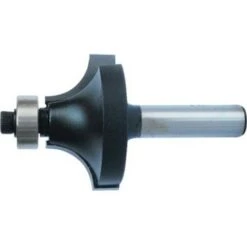 FP Fraise à Arrondir, Outil à Bois, Ø : 28,7 Mm, Rayon 7,9 Mm, Long. Utile 15,5 Mm, Long. Totale : 57 Mm