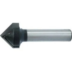FP Fraise à Rainurer En V, Ø : 16,0 Mm, Angle 90°, Long. Utile 12,7 Mm, Long. Totale : 45,0 Mm