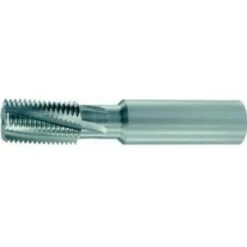 JBO Fraise à Fileter GFM En Carbure Monobloc, Arrosage Central, Sans Revêtement, Ø D1 : 8 Mm, Pas 0,75 Mm, Lames De L1 16 Mm, Pour Ø Filetage : 10 Mm