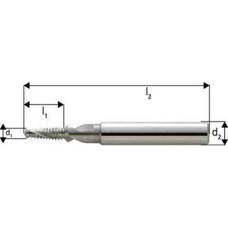 JBO Fraise à Percer Et Fileter BGF En Carbure Monobloc, Avec Arrosage Central, 1,5 X D, Sans Revêtement, Filetage : M6, Pas 1,00 Mm 3 JBO Fraise à Percer Et Fileter BGF En Carbure Monobloc, Avec Arrosage Central, 1,5 X D, Sans Revêtement, Filetage : M6, Pas 1,00 Mm
