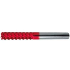 GUHRING Fraise Cylindrique Extra Longue, Type NH, En Carbure Monobloc UF, Fire, Ø D1 - H10 : 12,0 Mm, Long. Totale L1 150 Mm, Long. Coupe L2 45 Mm