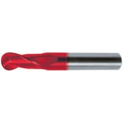 GUHRING Fraise à Rayon, Longue, Type N, Queue DIN 6353-HA, UF, Surface à Revêtement Fire, Ø D1 - H10 : 10,0 Mm, Long. Totale I1 72 Mm