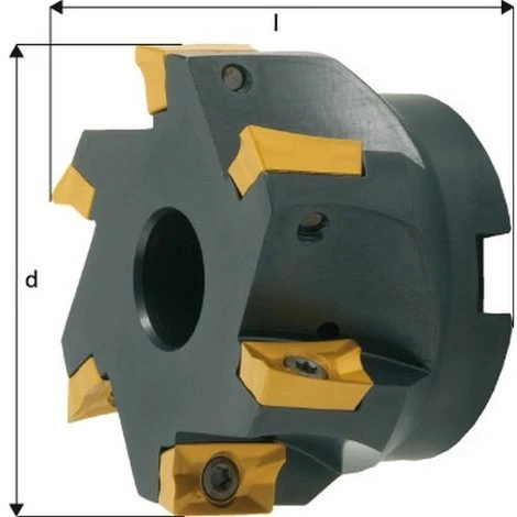 FP Fraise à Surfacer-dresser à 90° à Arrosage Central APKT 1604, Ø D : 40 Mm, Nombre De Dents 4, Ø Du Perçage De Positionnement 16 Mm, Dimensions L : 40 Mm 3 FP Fraise à Surfacer-dresser à 90° à Arrosage Central APKT 1604, Ø D : 40 Mm, Nombre De Dents 4, Ø Du Perçage De Positionnement 16 Mm, Dimensions L : 40 Mm