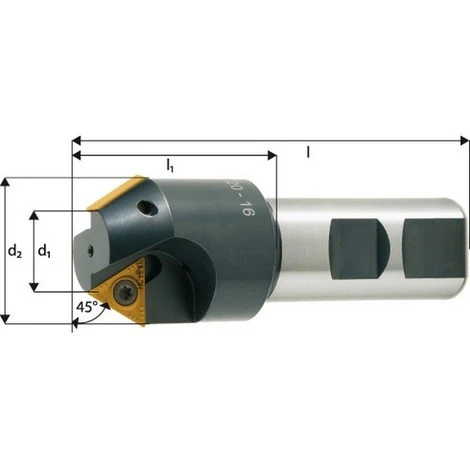 FP Fraise à Chanfreiner 15°, 30°, 45°, 60°, 75° à Arrosage Central, Angle : 75 °, Ø D Min./max. D2 27 Mm, Ø D Min./max. D1 22 Mm, Dents : 2 3 FP Fraise à Chanfreiner 15°, 30°, 45°, 60°, 75° à Arrosage Central, Angle : 75 °, Ø D Min./max. D2 27 Mm, Ø D Min./max. D1 22 Mm, Dents : 2