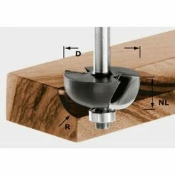 FESTOOL FRÄSER Festool Fraise à Gorge Creuse HW S8 D25,5/R6,35 KL - 491018