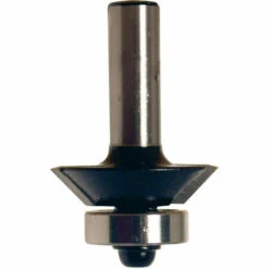 Fraise D'affleureuse Chanfrein Avec Guide à Billes - Angle : 30° - Diamètre : 26 Mm - Longueur Utile : 8,5 Mm - Queue : 8 Mm - LEMAN - Queue : 8 Mm