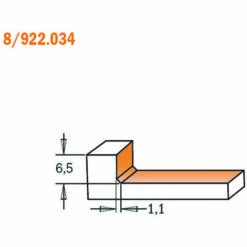 CMT ORANGE TOOLS 922.034.11 HW-FRAISE A RAINER D=52X6.5X83.5 10 CMT ORANGE TOOLS 922.034.11 HW-FRAISE A RAINER D=52X6.5X83.5 -Toupie Soldes 14846016 4