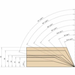 CMT ORANGE TOOLS 663.130.11 FRAISE HW POUR FENTES EN FORME DE V 130° D=91X20.2X95 DR -Toupie Soldes 14846069 4