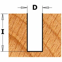CMT ORANGE TOOLS K911-030 FRAISE À COUPE DROITE HW Z1 S=8 D=3X8X51 DR -Toupie Soldes 14877369 3