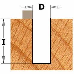 CMT ORANGE TOOLS K911-160B FRAISES À COUPE DROITE AVEC ROULEMENT HW Z2 S=8 D=16X25.4X70 DR -Toupie Soldes 14905540 3