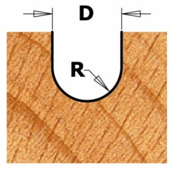 CMT ORANGE TOOLS K914-060 HW-FRAISE A GORGEZ2 S=8 D=6X9.5X40 R=3 DR -Toupie Soldes 14931039 3