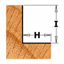 CMT ORANGE TOOLS K935-317 HW-FR. A FEUILLURES Z2 S=8 D=31.8X12.7X54 H=9.5 DR -Toupie Soldes 14931049 3