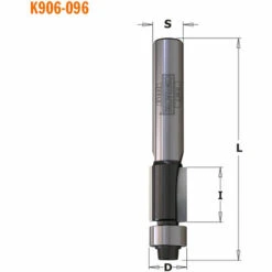 CMT ORANGE TOOLS K906-096 FRAISES À AFFLEURER HW Z2 S=8 D=9.5X14X56 DR -Toupie Soldes 14931061 3