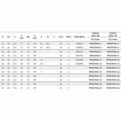 MTECF001.1 - FRAISES BORDEUSES À HÉLICE EN DIAMANT D60 PCD H2,5 MM AXIAL 30° - MOBILTECNICA .1_D60 | LU36 | Z2+2 | ZTOT8 | DB20 | AX30° | DR | H2,5 -Toupie Soldes 16145758 4