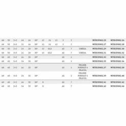 MTECF002.6 - FRAISES BORDEUSES À HÉLICE DIA D60 PCD H2,5 MM ANGLE AXIAL 30° RAINURES ANTIBRUIT - MOBILTECNICA _ .6_D60 | LU48 | Z2+2 | ZTOT12 | DB25 | AX30° | GAU | H2,5 -Toupie Soldes 16146354 5