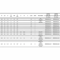MTECF015.4 - FRAISES BORDEUSES À HÉLICE EN DIAMANT D100 PCD H2,5 MM ANGLE AXIAL 30° - MOBILTECNICA _ .4_D100 | LU35 | Z3+3 | ZTOT8 | DB30 | AX30° | GAU | H2,5 -Toupie Soldes 16148544 4