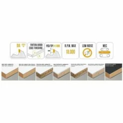 MTECF040.7 - FRAISES BORDEUSES EN DIAMANT POUR LE PROFILAGE AVEC TROU - MOBILTECNICA _ .7_D69 | B 17,5 | ZTOT4 | DB16 + 2 DKN | R 2 | DR | H3 -Toupie Soldes 16153508 2