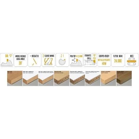 MTEC053.25 - FRAISES HÉLICOÏDALES EN DIAMANT Z1+1 CORPS EN DENSIMET PCD H2, 5MM - MOBILTECNICA _ .25_D10 | LU 27 | DS12 | LT75 | Z(1+1)(3DP+1DIA) | AX10° | DR | H2,5 4 MTEC053.25 - FRAISES HÉLICOÏDALES EN DIAMANT Z1+1 CORPS EN DENSIMET PCD H2, 5MM - MOBILTECNICA _ .25_D10 | LU 27 | DS12 | LT75 | Z(1+1)(3DP+1DIA) | AX10° | DR | H2,5 – Image 2