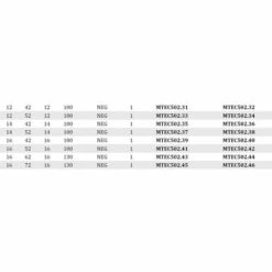 MTEC502.4 - FRAISES HÉLICOÏDALES EN HW NÉGATIVES Z1 - MOBILTECNICA .4_D3 | LU 12 | DS3 | LT50 | Z1 | NEG | GAU -Toupie Soldes 16157419 4