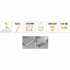 MTEC519.1 - FRAISES HÉLICOÏDALES Z1 POSITIVES POUR ALUMINIUM ET PLASTIQUES - MOBILTECNICA .1_D2 | LU 6 | DS6 | LT50 | Z1 | POS | DR 7 MTEC519.1 - FRAISES HÉLICOÏDALES Z1 POSITIVES POUR ALUMINIUM ET PLASTIQUES - MOBILTECNICA .1_D2 | LU 6 | DS6 | LT50 | Z1 | POS | DR -Toupie Soldes 16157456 2