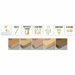 MTEC510.5 - FRAISES HÉLICOÏDALES EN HW POSITIVES Z3R POUR RAINURES SERRURES DE PORTES - MOBILTECNICA .5_D16 | LU 45 | DS16 | LT150 | Z3R | POS | DR -Toupie Soldes 16159859 2