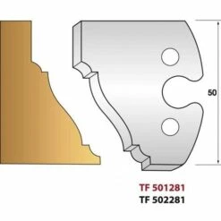 LEMAN Paire De Fers De Toupie Hauteur 50 Mm N° 281 - Doucine Louis XVI