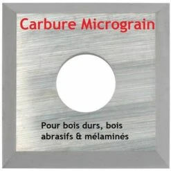 LEMAN Plaquette Carbure (araseurs) Micrograin 14x14x2.0 Mm, Boite De 10 Pièces