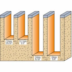 CMT ORANGE TOOLS 652.161.11 FRAISE A PLAQUETTE Z1 S=12 D=16X48.3 DR -Toupie Soldes 1661831 3
